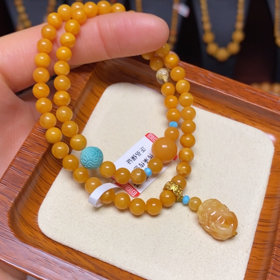 【闪购商品】蜜蜡手链未镶嵌手串