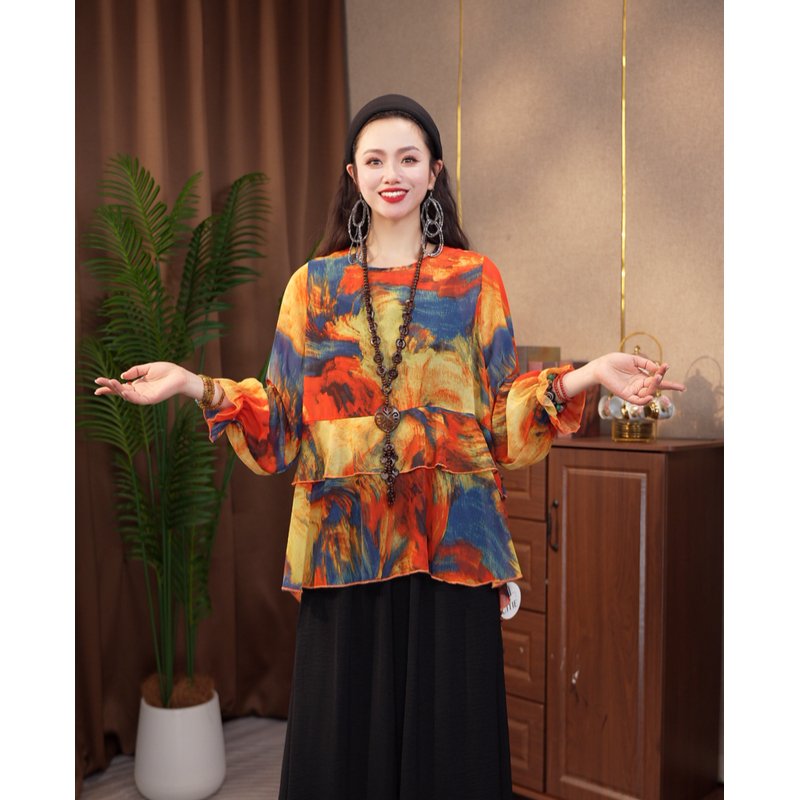 010/新款时尚高级新款气质缤纷色彩上衣 J