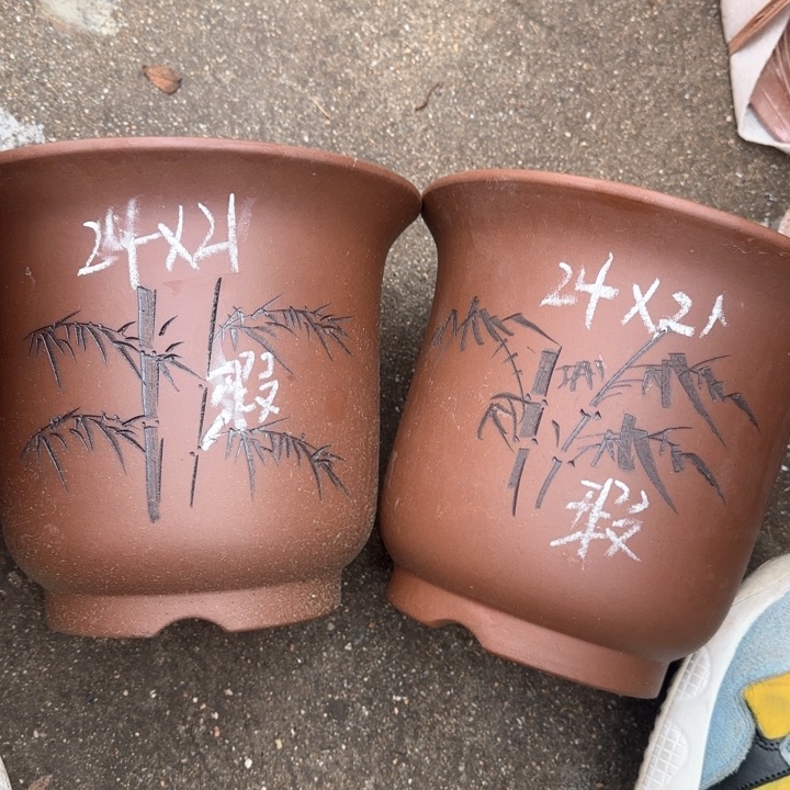 紫砂花盆特价清仓