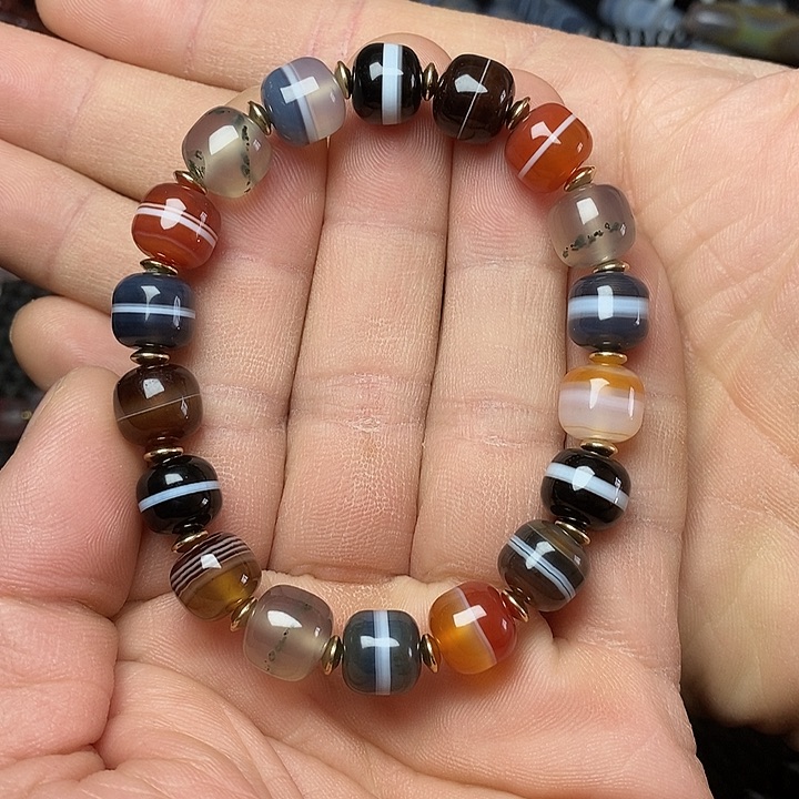 玛瑙/玉髓手链未镶嵌