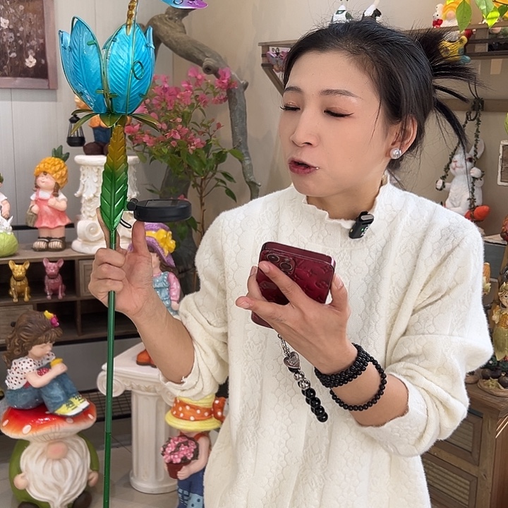 花园摆件红红火火