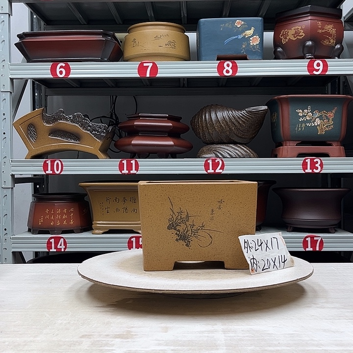 紫砂花盆紫砂花盆