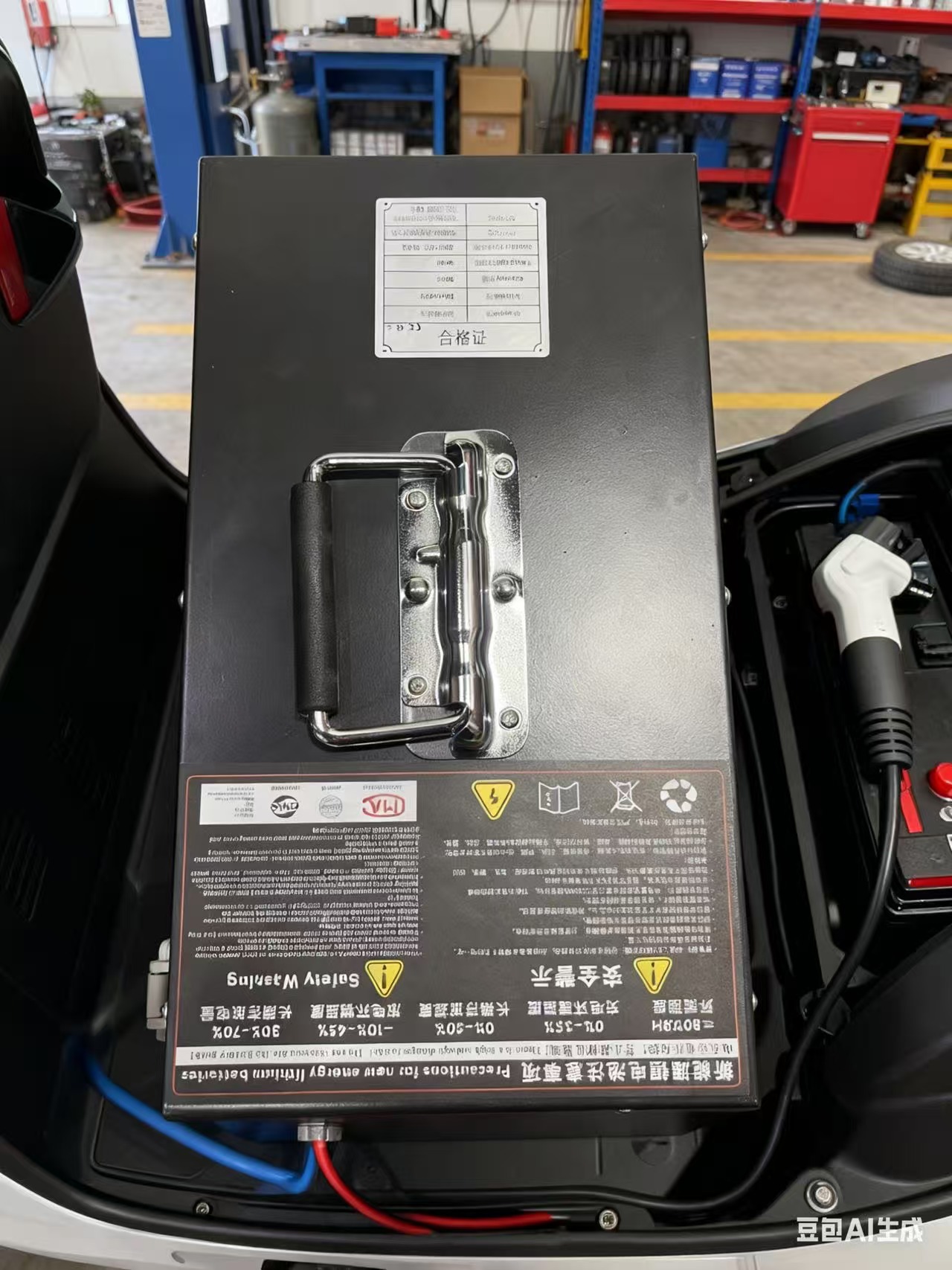 黑色48V20A三元锂两轮车专用蓄电池