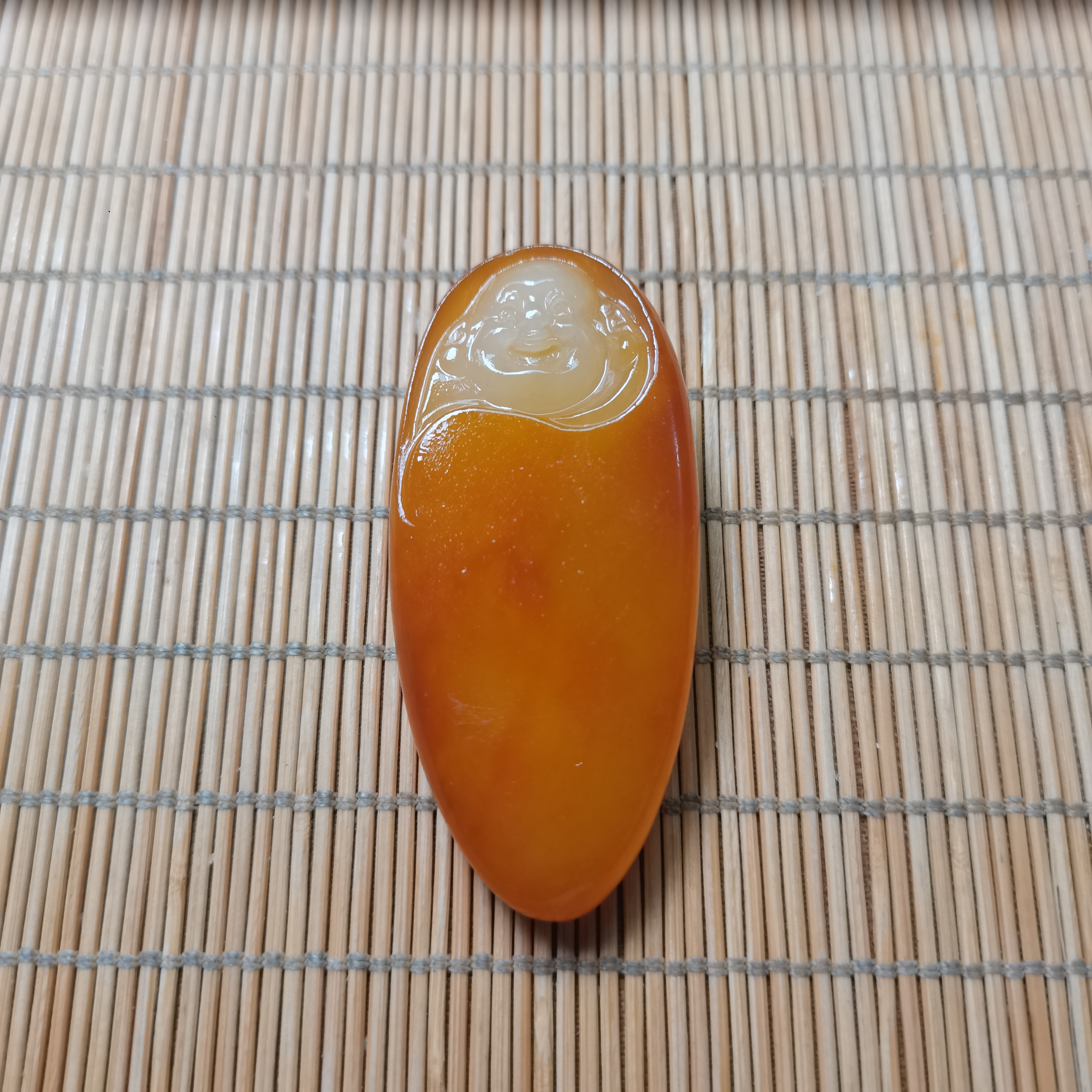 新疆和田玉弥勒佛45克