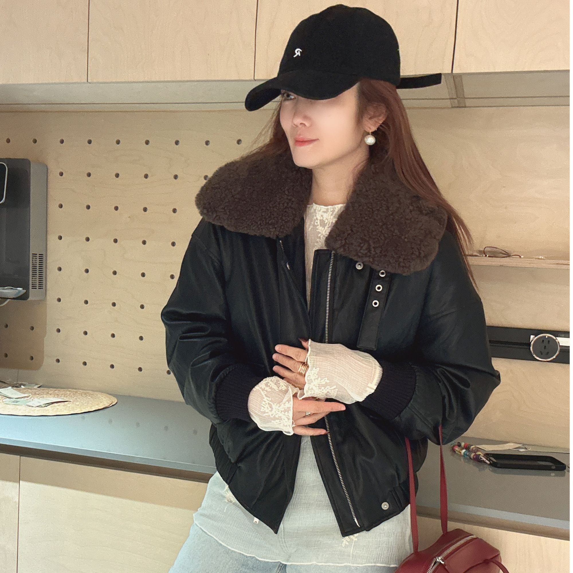 4【大小姐家】欧韩货鹅绒皮衣523210