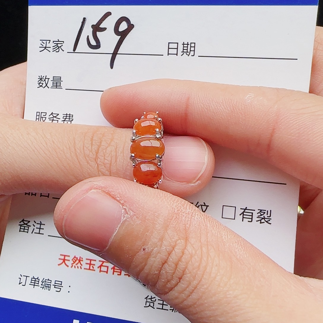 翡翠戒指银S925镶嵌11111111