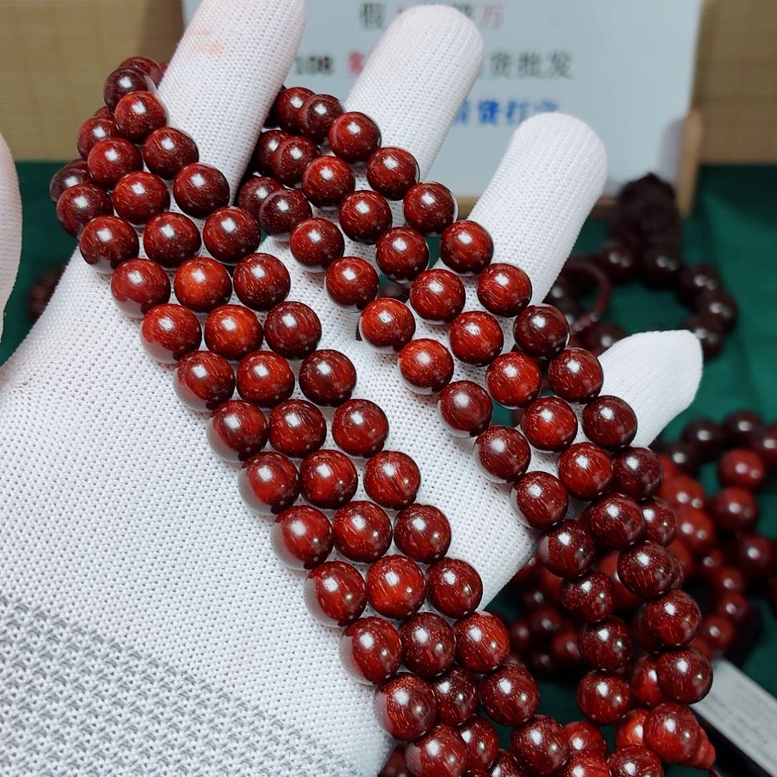 想***字手串/手链檀香紫檀（小叶紫檀）10无胶无腊