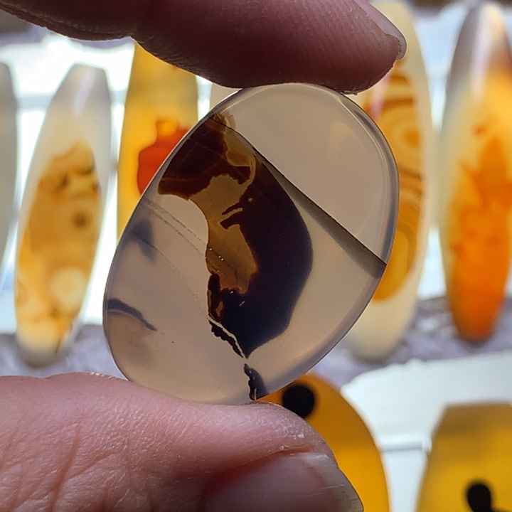 玛瑙/玉髓颈饰未镶嵌冷*゛114