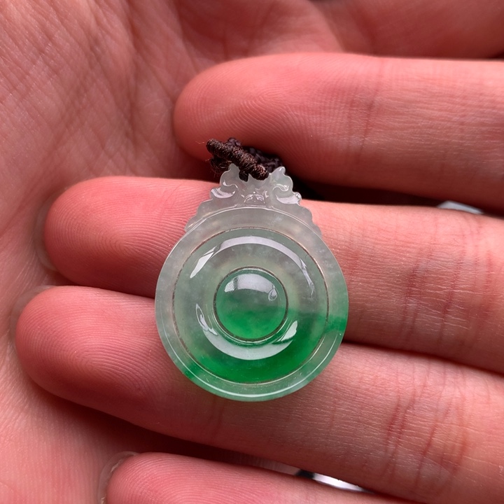 翡翠未镶嵌颈饰翡翠挂件