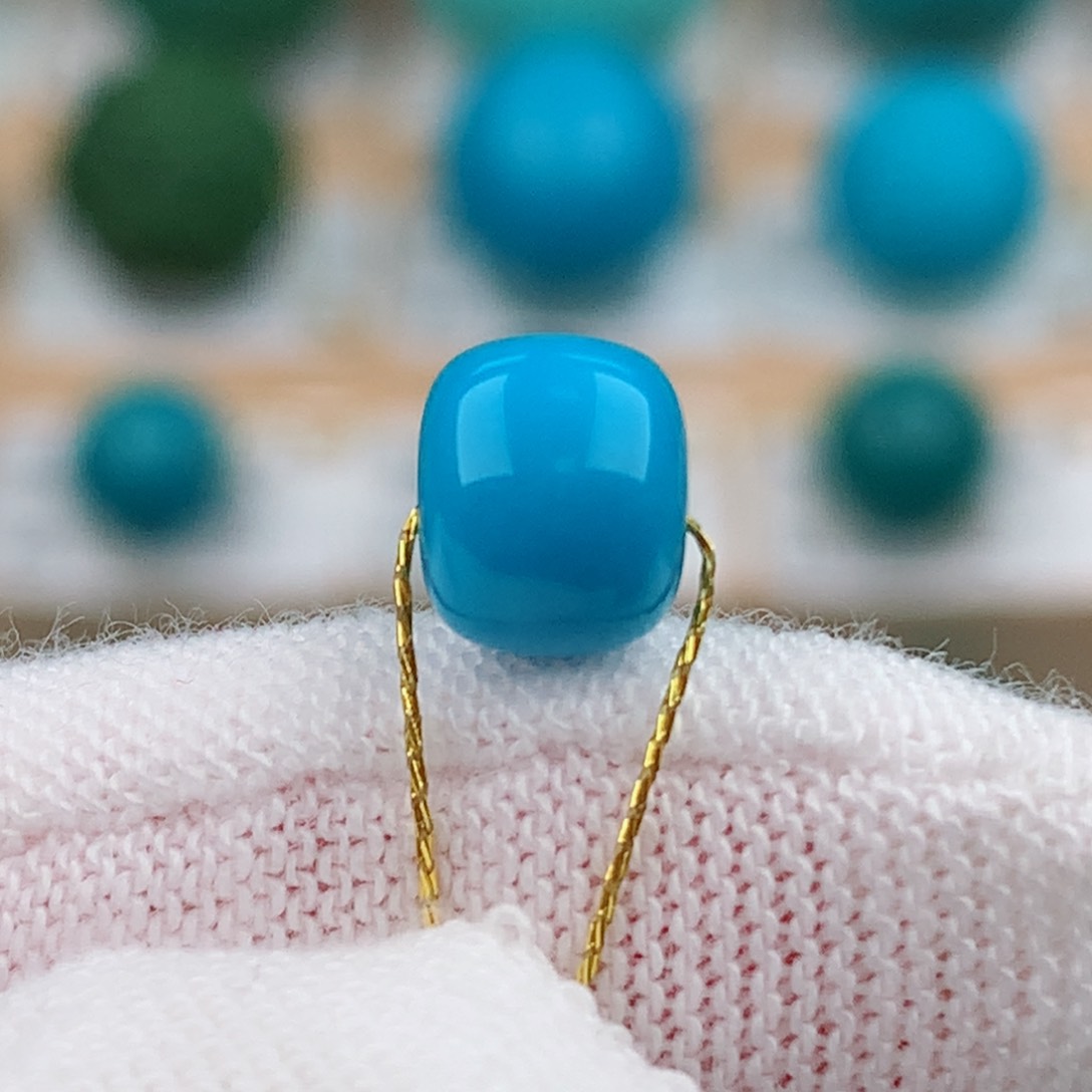 绿松石未镶嵌老型卡7*6