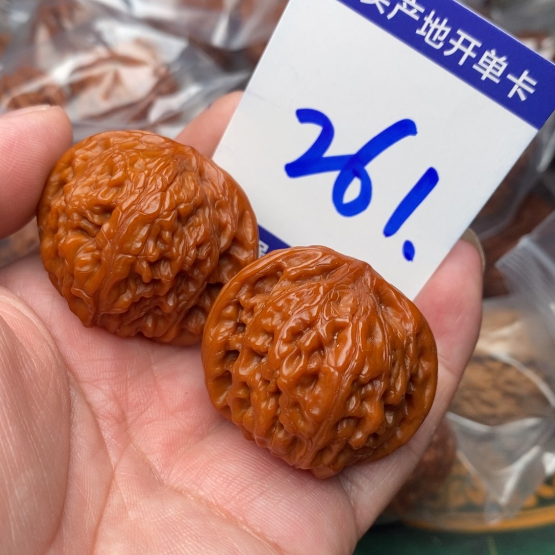 把件文玩核桃磨盘狮子头39