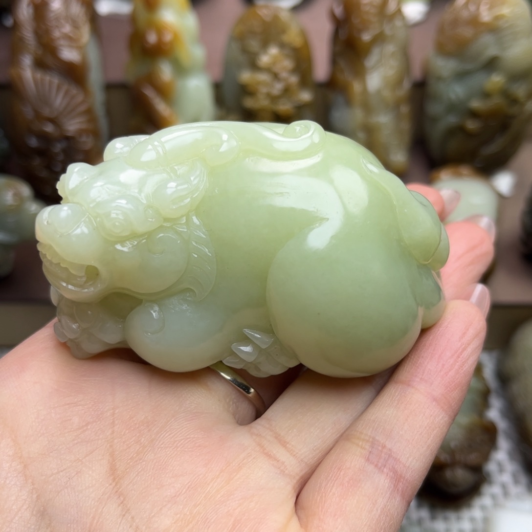 和田玉把件未镶嵌