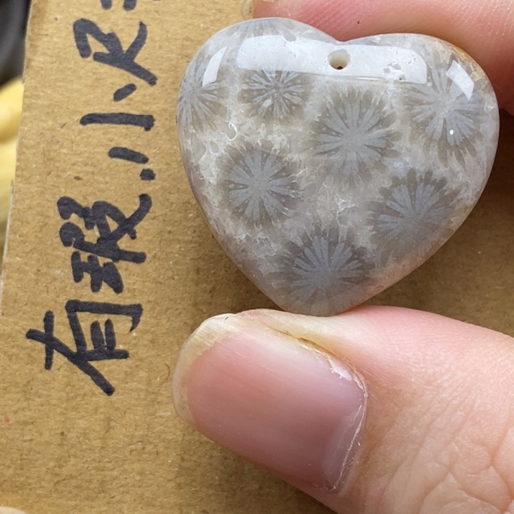 硅化珊瑚（珊瑚玉）未镶嵌颈饰