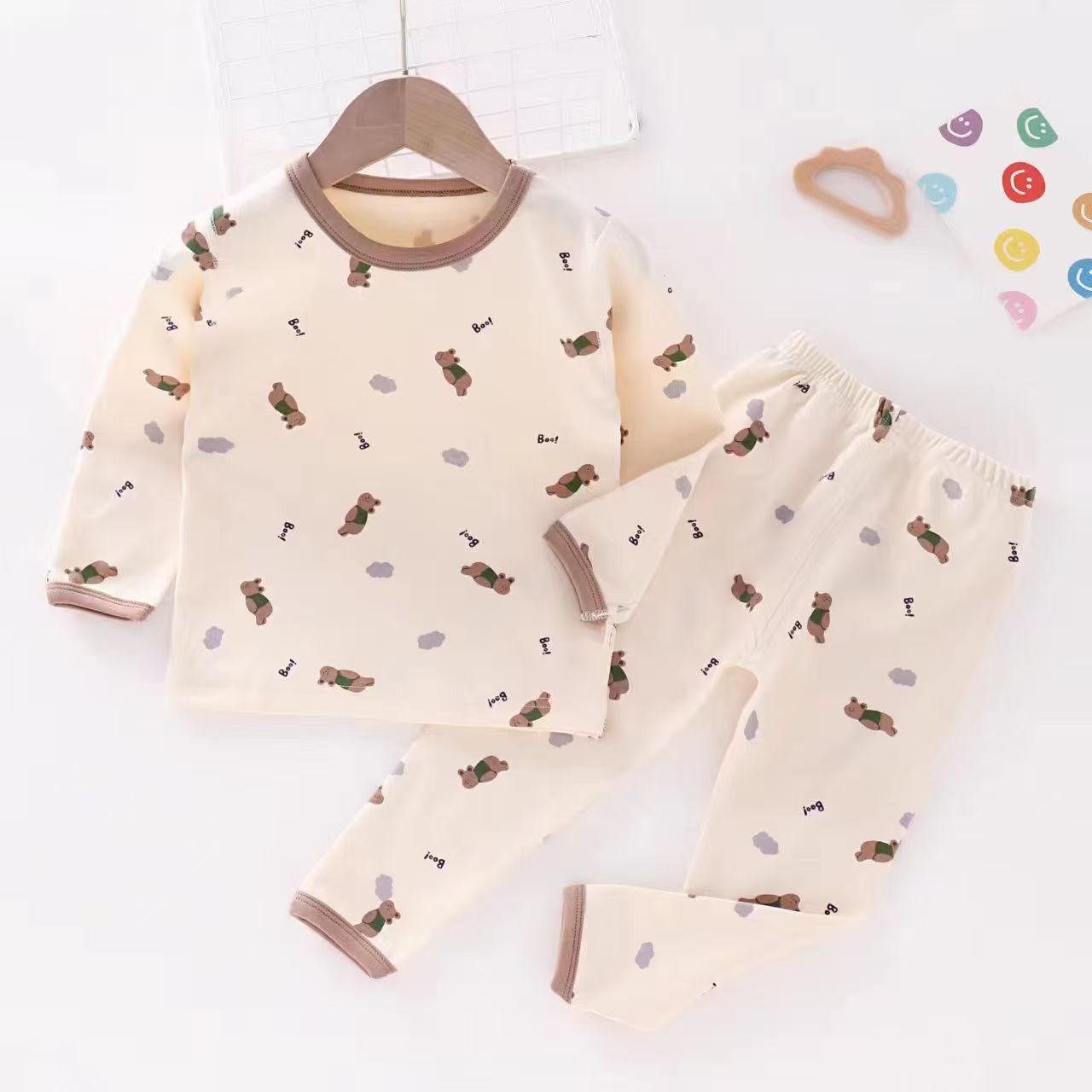 直播间扣号（24.9-39.9）在这个链接儿童纯棉a类面料加厚套装家居服