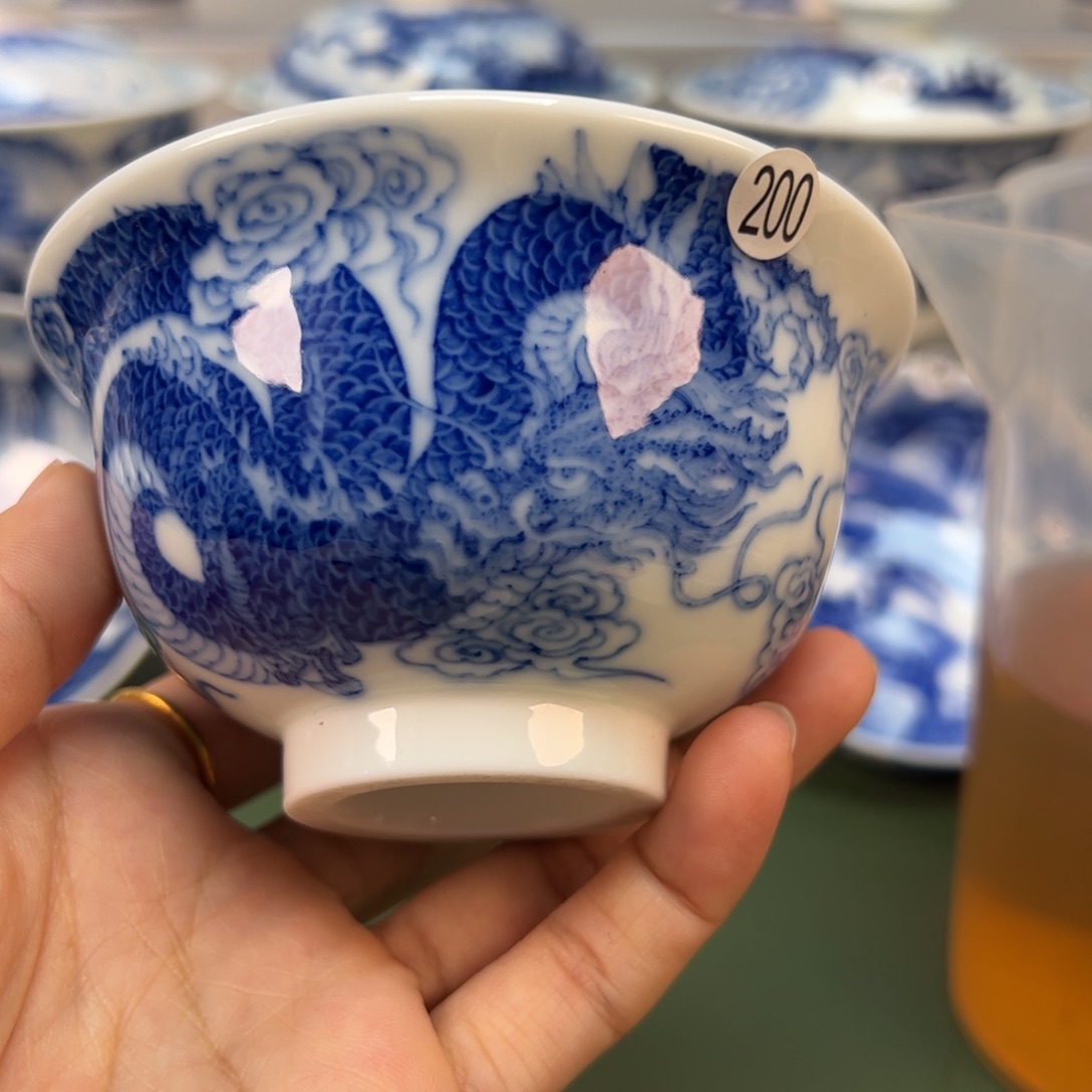 杯木木景德镇纯手绘茶具200