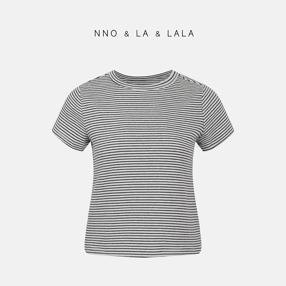 LA  基础 撞色条纹 T恤 26454