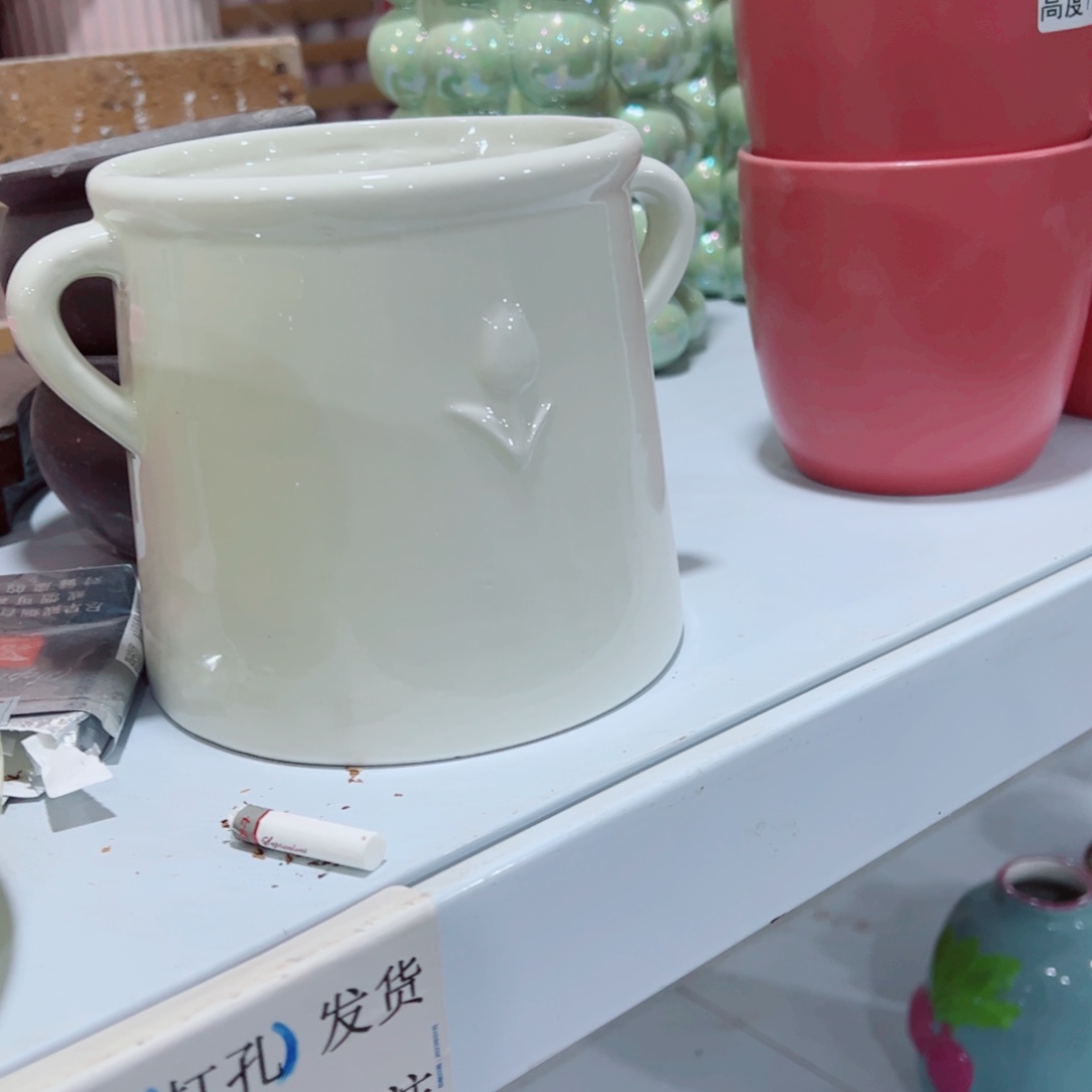 有孔，陶瓷花盆满10米包邮发货