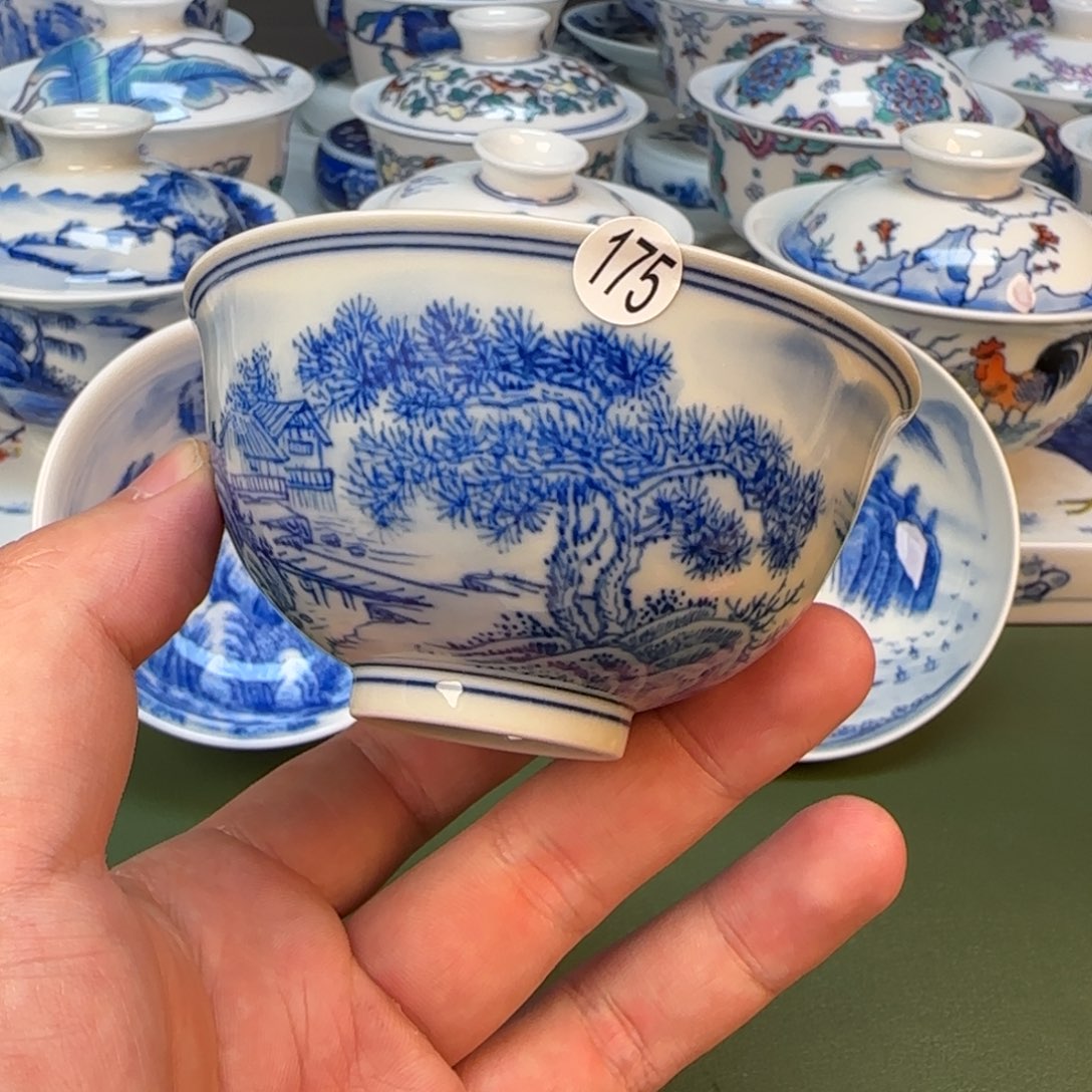 彦祖纯手工纯手绘茶具175