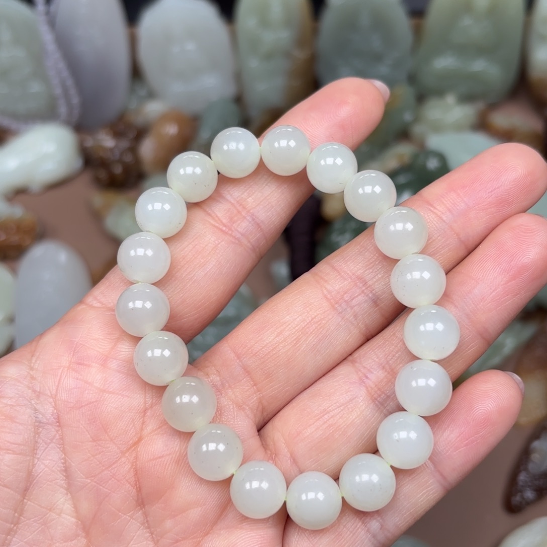 和田玉手链未镶嵌