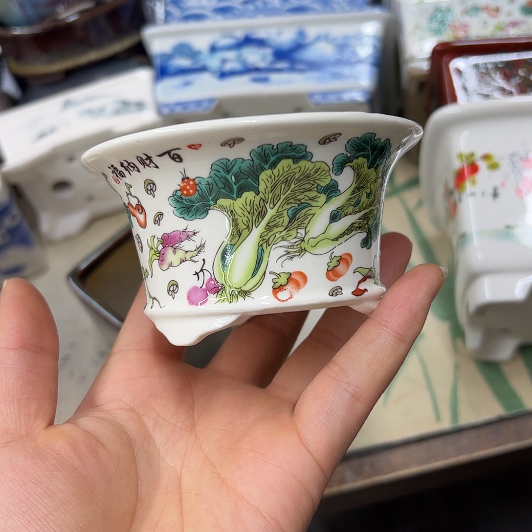 紫砂花盆841号瑕疵9.5/5cm