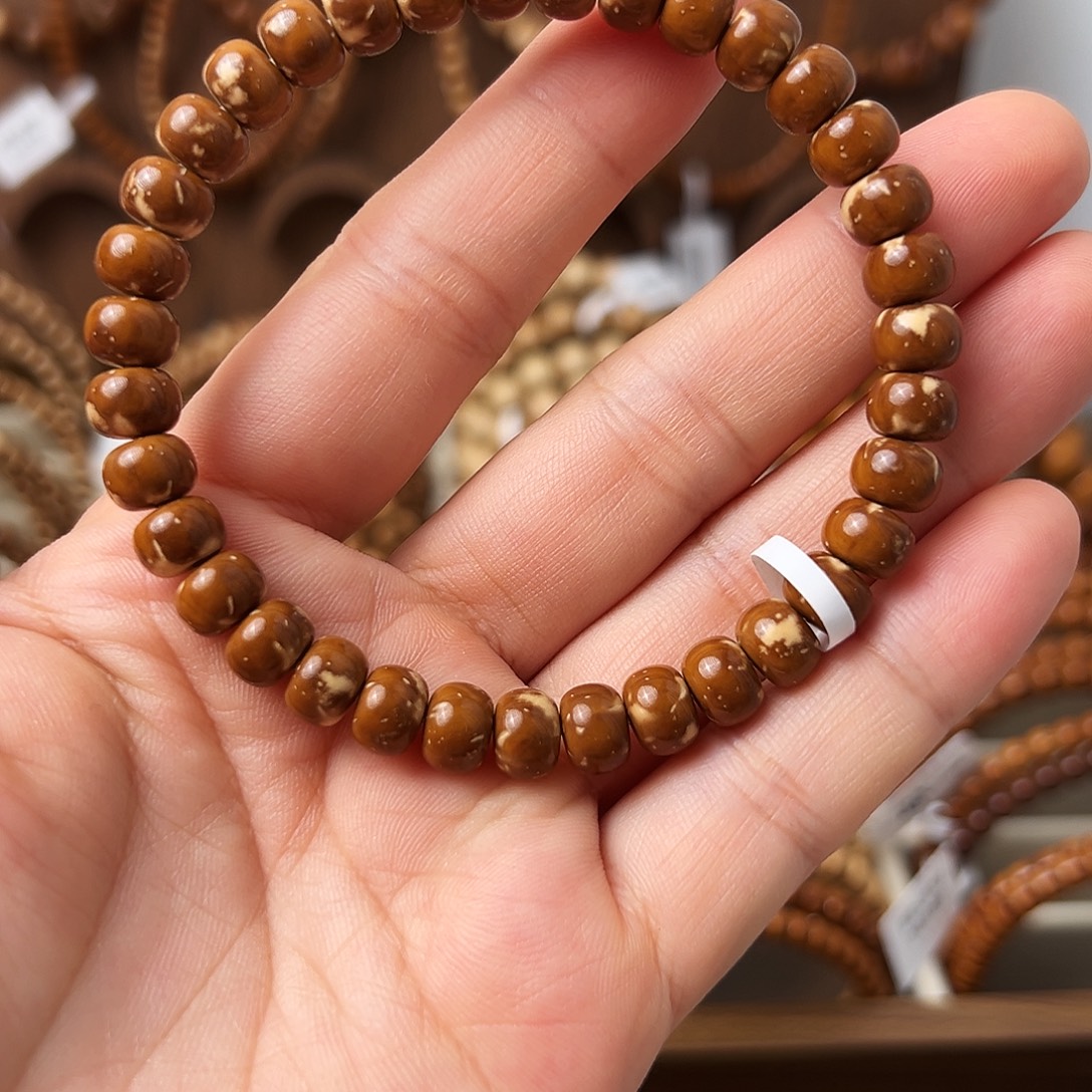 紫金鼠手串紫金鼠鼠尖纯肉单圈手串8*6mm