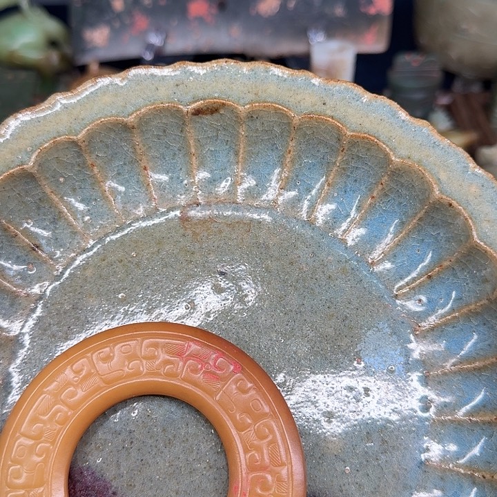 定***君摆件陶我的心好痛啊我真的很