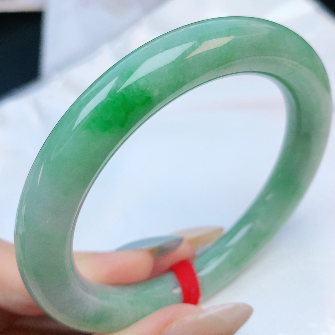 未镶嵌手镯翡翠56圆条882255