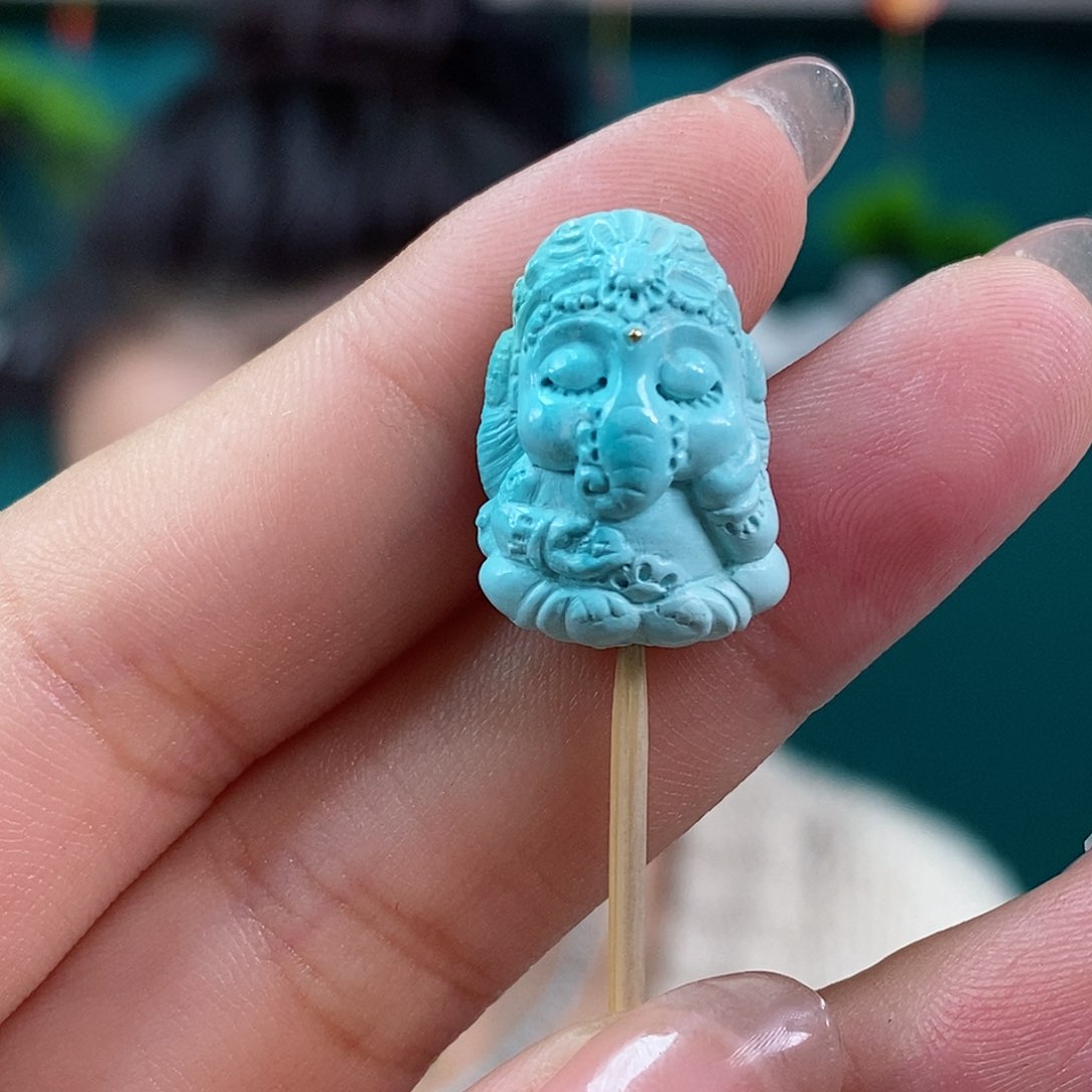 绿松石珠宝奇石未镶嵌