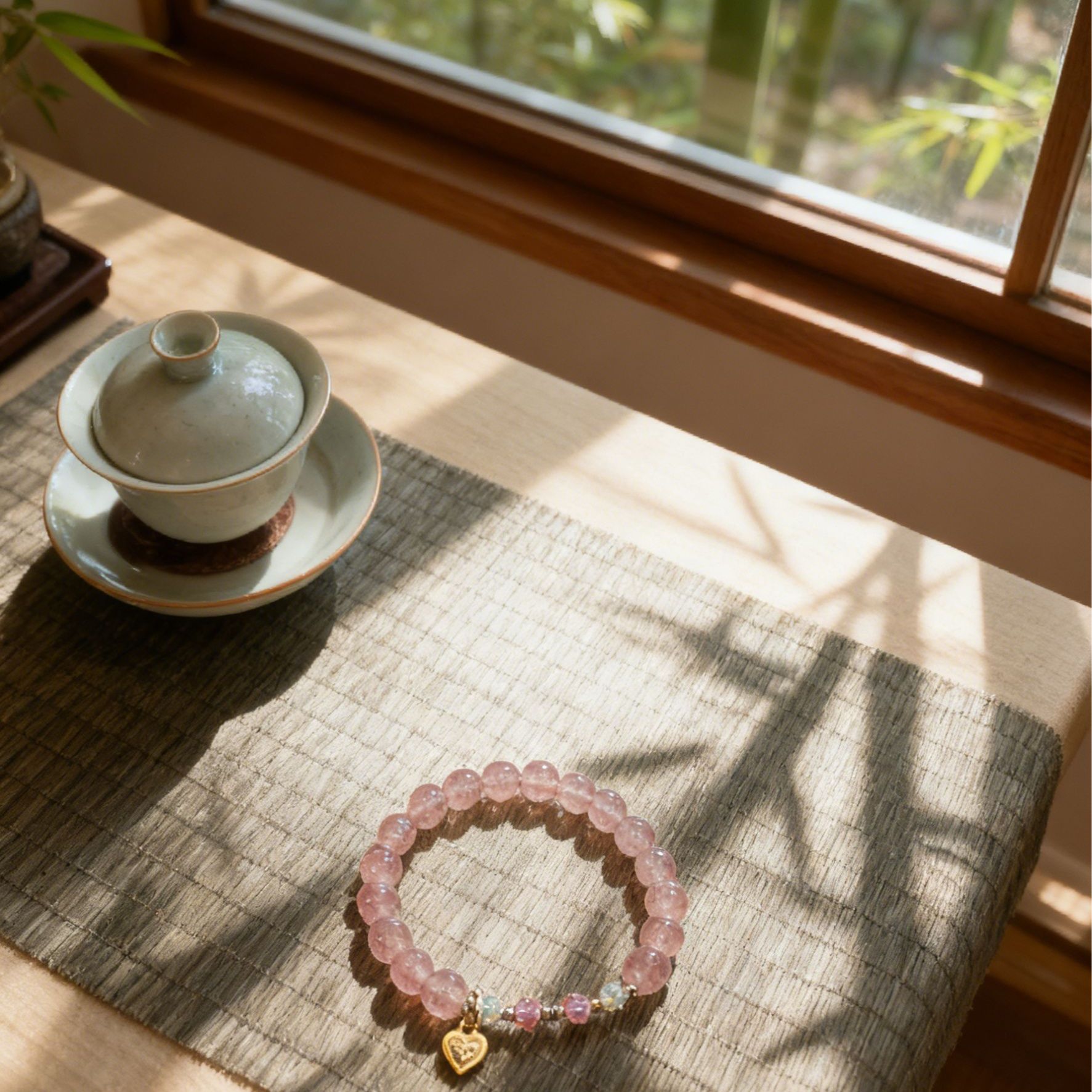 莓果碎碎水晶手串-027