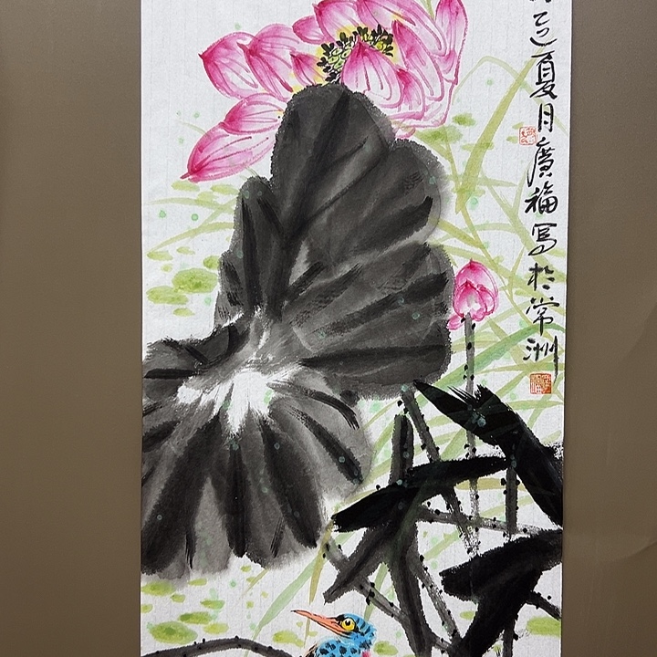 国画李广福   手绘原创