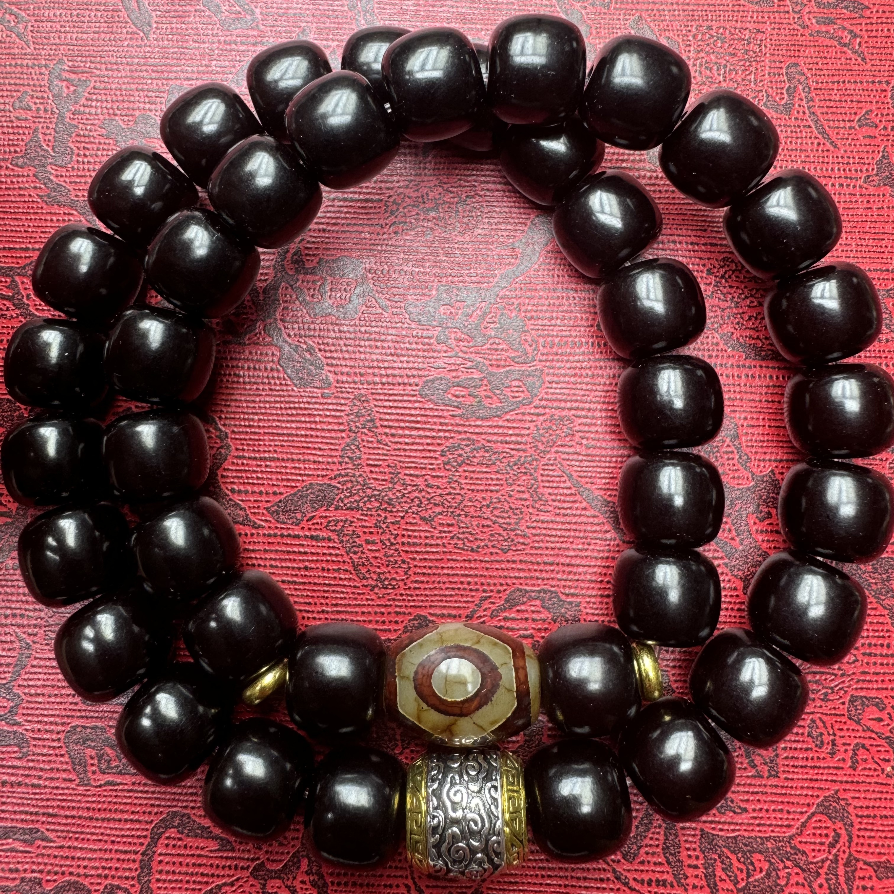 （开总文玩）天然沉香木串431