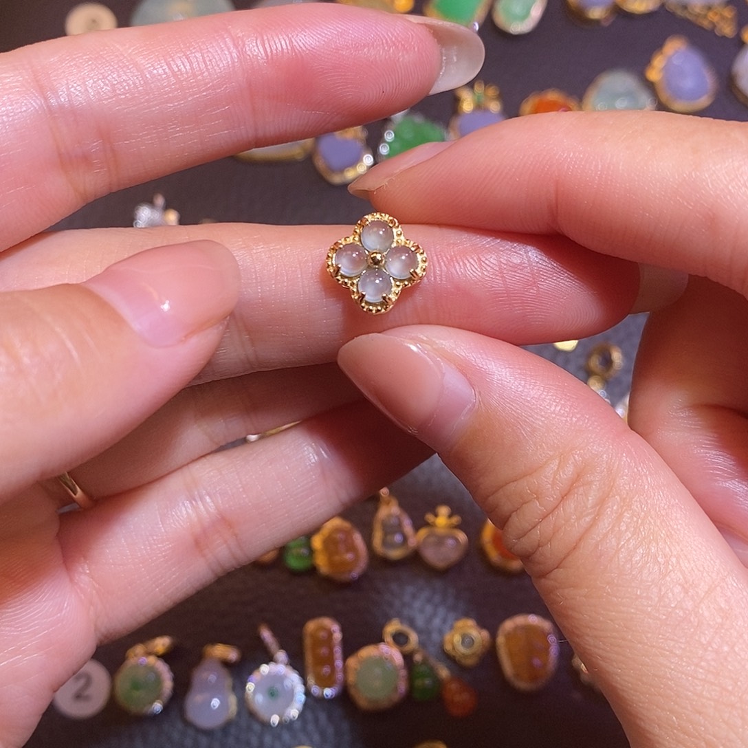 翡翠银S925镶嵌项链