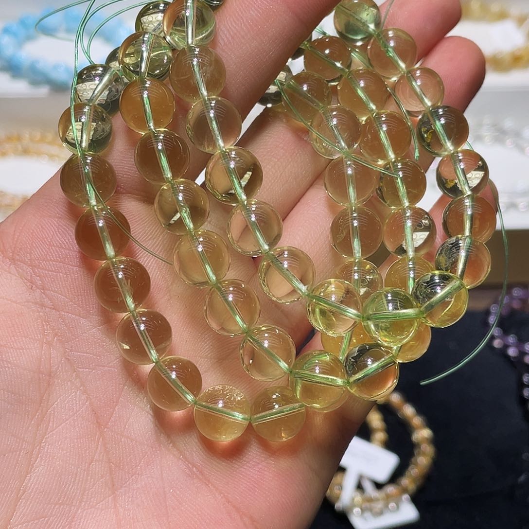 水晶手链未镶嵌竹叶青10*多样性任发其一