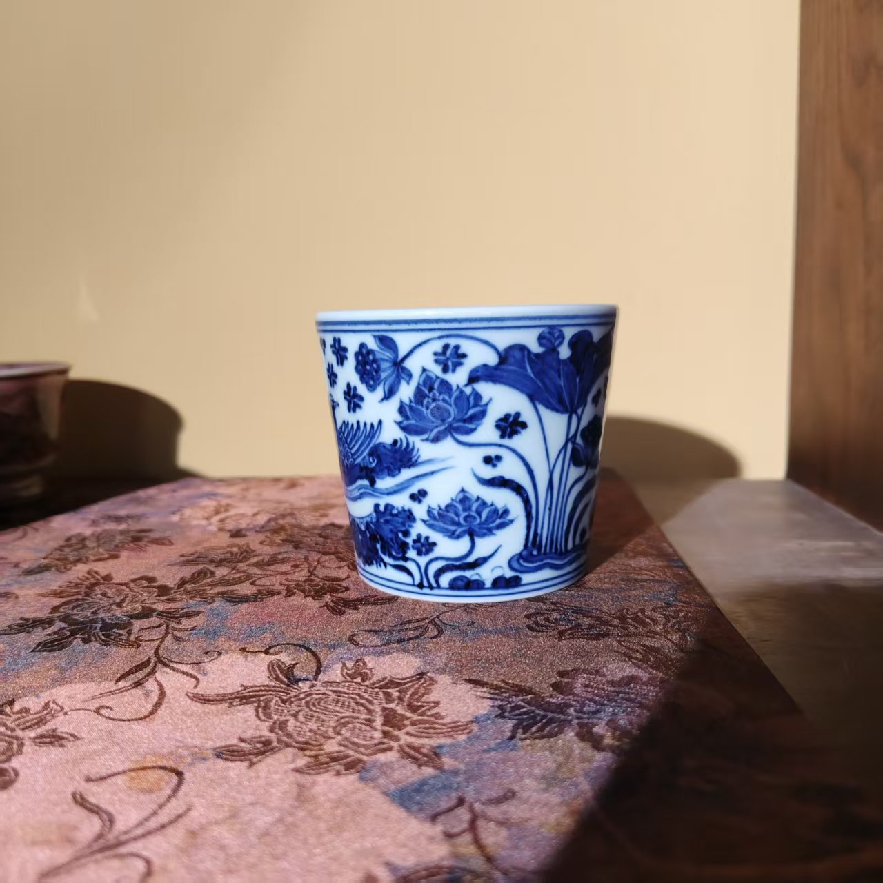 【瓷见如故】元黛工坊鸳鸯直口杯 ydgf171