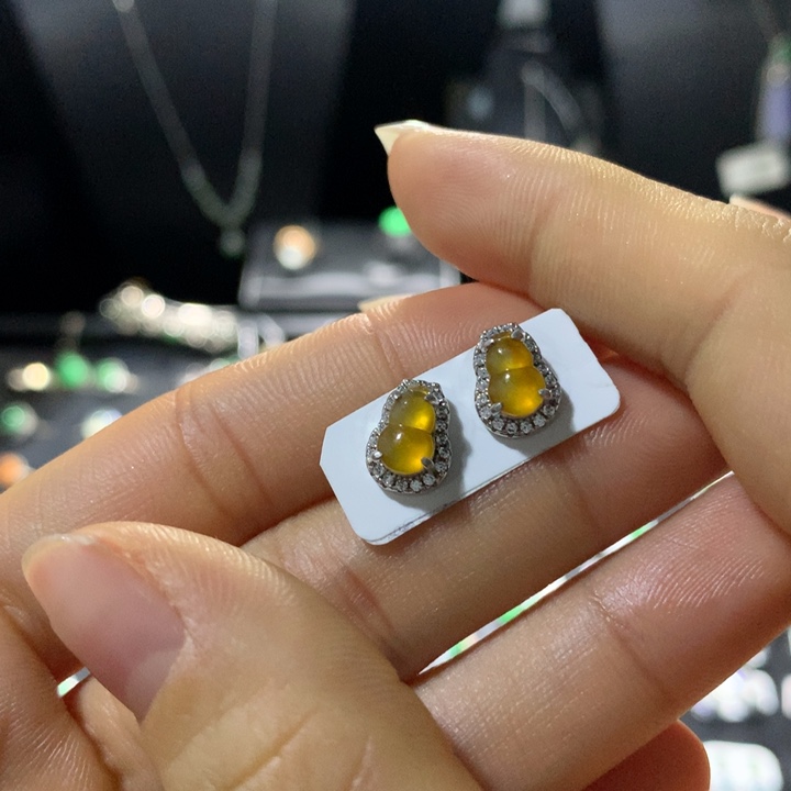 翡翠银S925镶嵌戒指