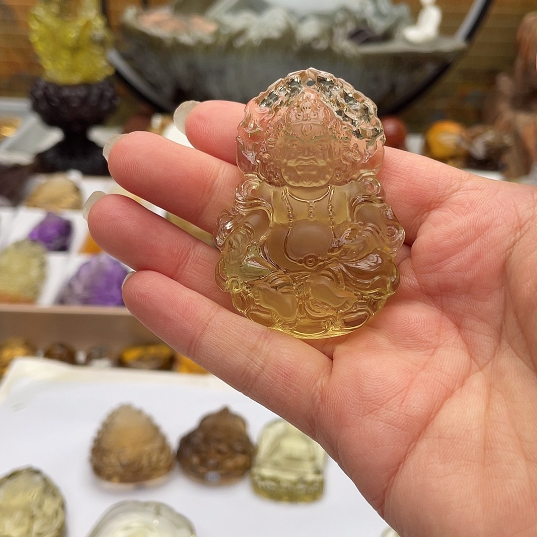 狐***姐水晶颈饰未镶嵌定制