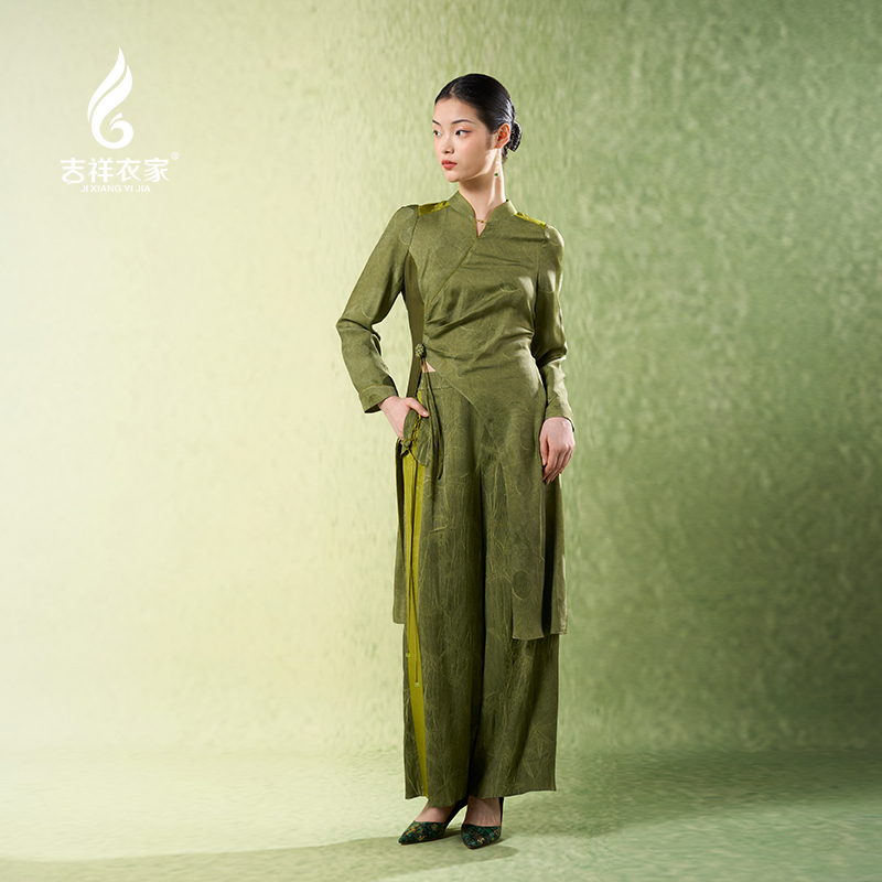 JIXIANGYIJIA/吉祥衣家忆江南（裤子）951227260桑蚕丝新中式禅意