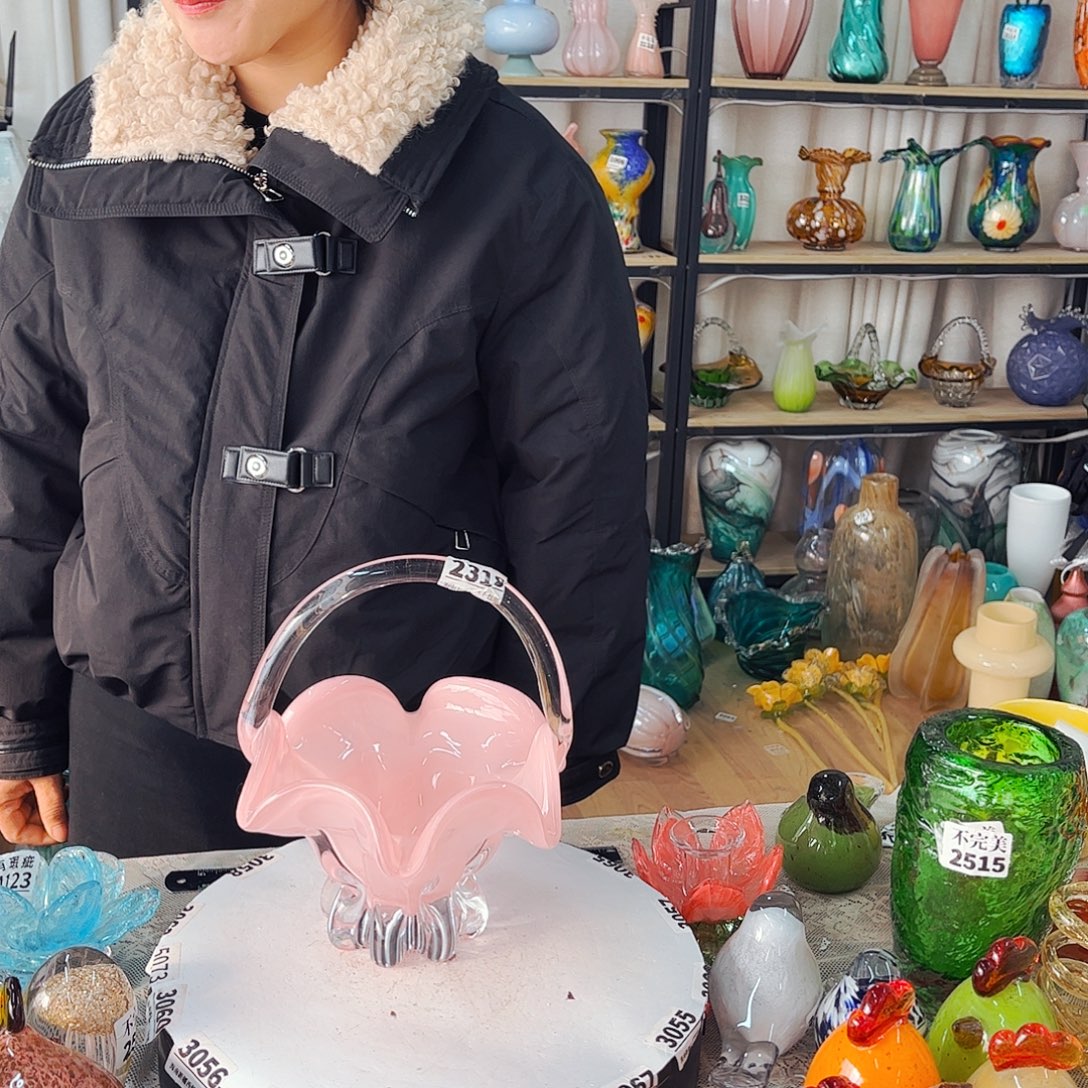 2318花篮家悦琉璃工艺品