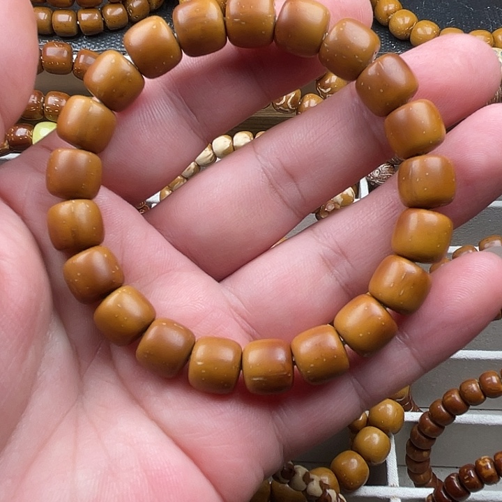 十***安紫金鼠手串紫金鼠半实心老型手串