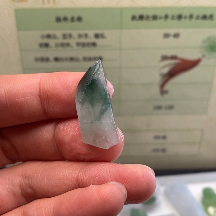 颈饰未镶嵌翡翠缅甸翡翠A货边角