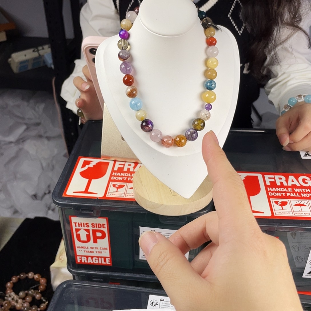 水晶手链银S925镶嵌