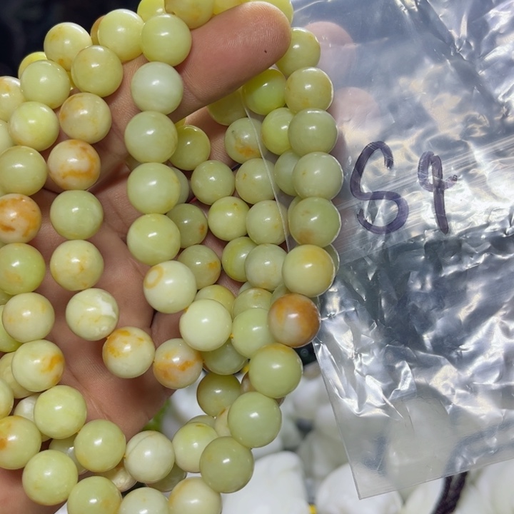 蛇纹石玉项链未镶嵌千**海