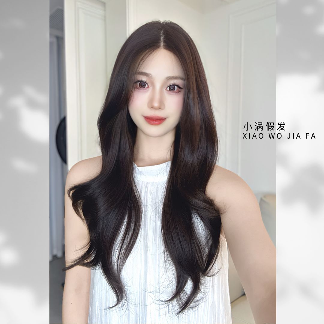 【气质女明星】韩系知性微卷波浪气质温柔全头套长假发