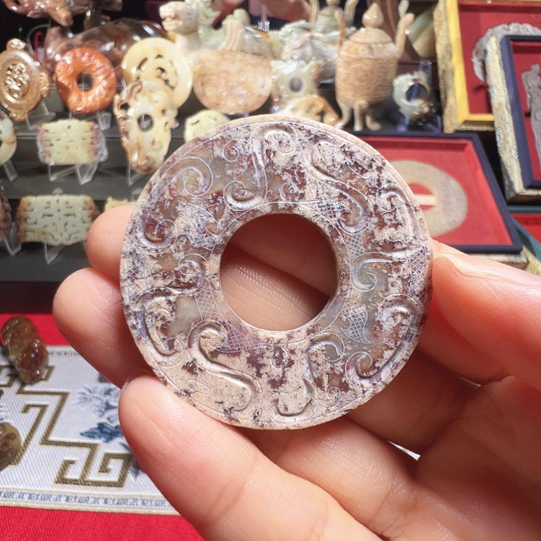 和田玉未镶嵌挂件高**水