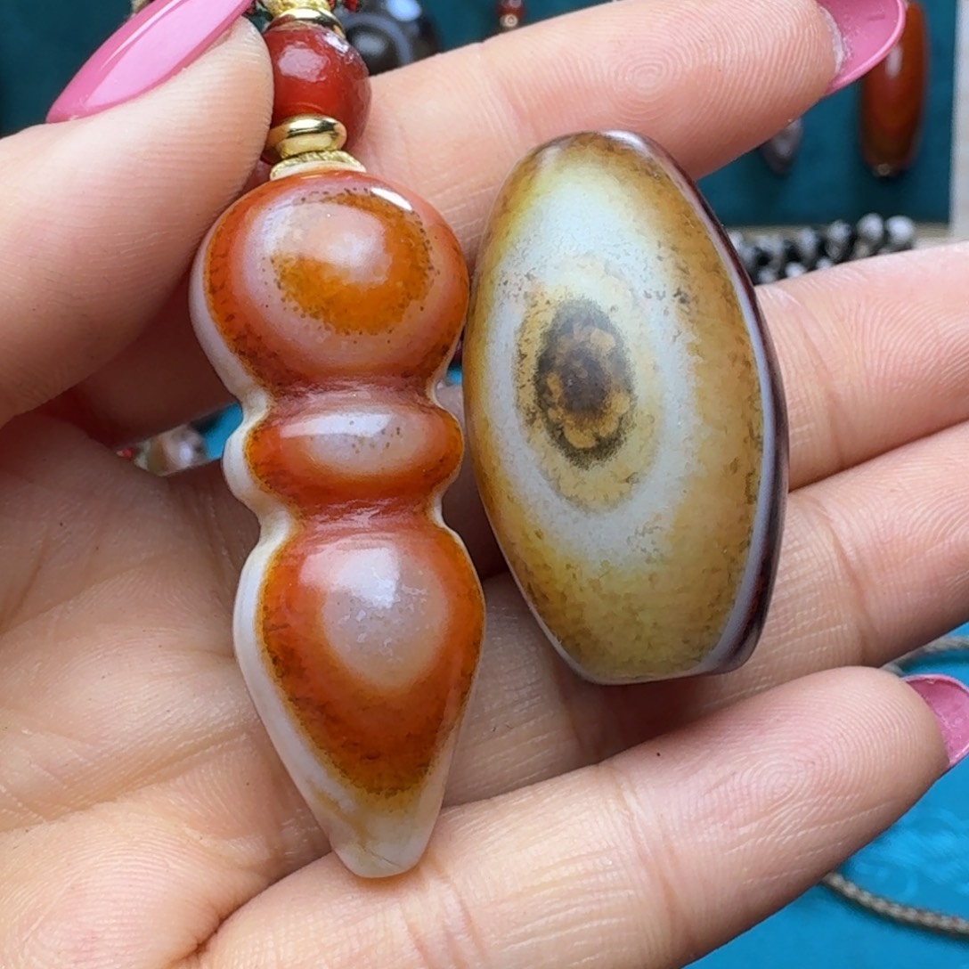 玛瑙/玉髓未镶嵌项链