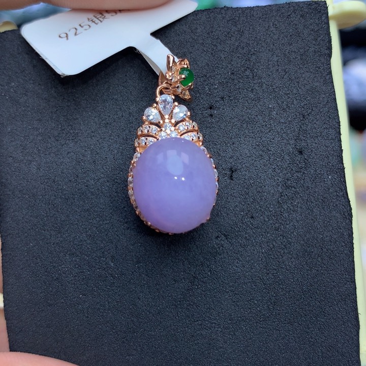 银S925镶嵌手链翡翠翡翠