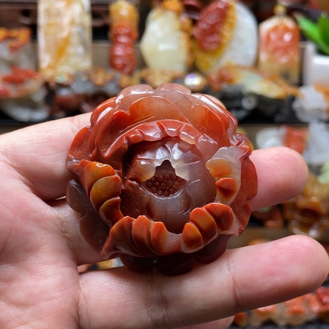 石英质玉（黄龙玉）挂件未镶嵌