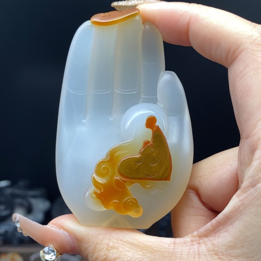 玛瑙/玉髓吊坠(不含链)未镶嵌