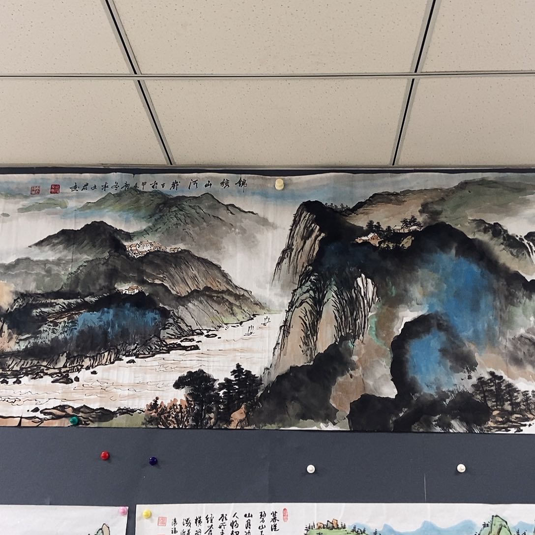 国画1****2杜文军手绘作品70.180