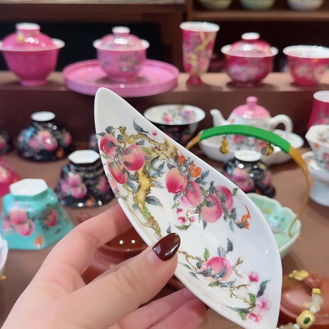 珐琅彩主人杯茶具套装